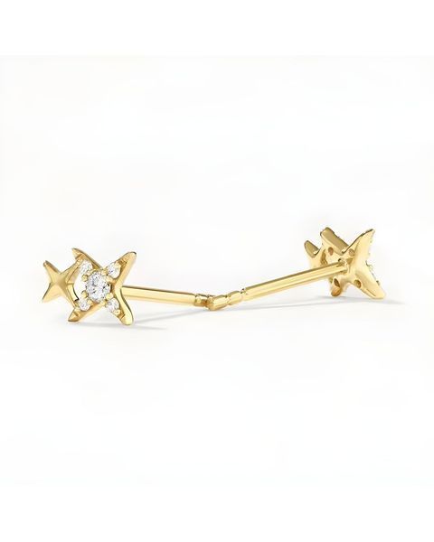 Сережки Stellar в позолоті 2000-23-1c фото